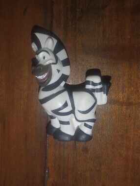 Madagascar Mini Figure, Marty Zebra, McDonalds Happy meal Toy 2.5'' Cake Topper